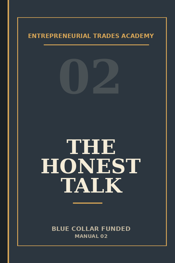 The Honest Talk — ETA manual cover