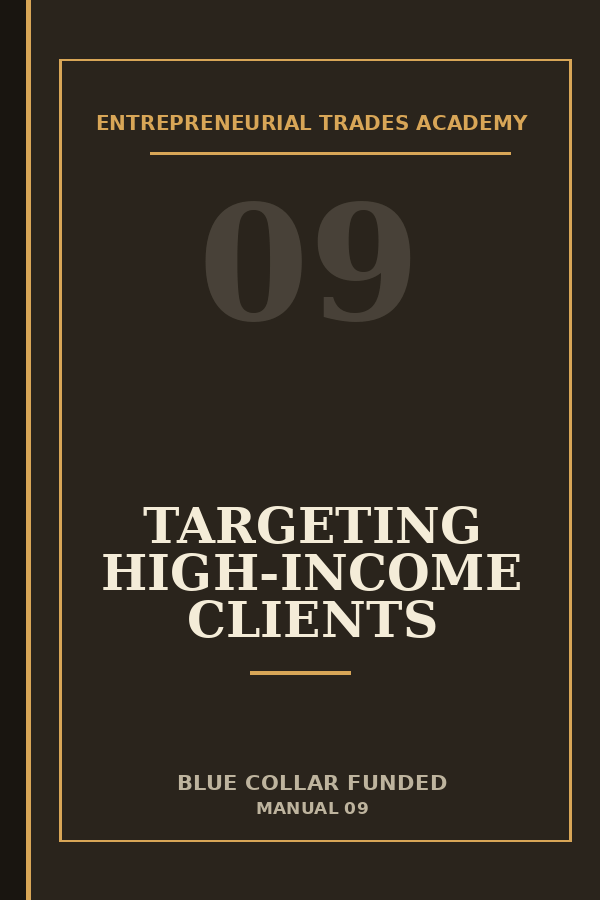 Targeting High-Income Clients — ETA manual cover