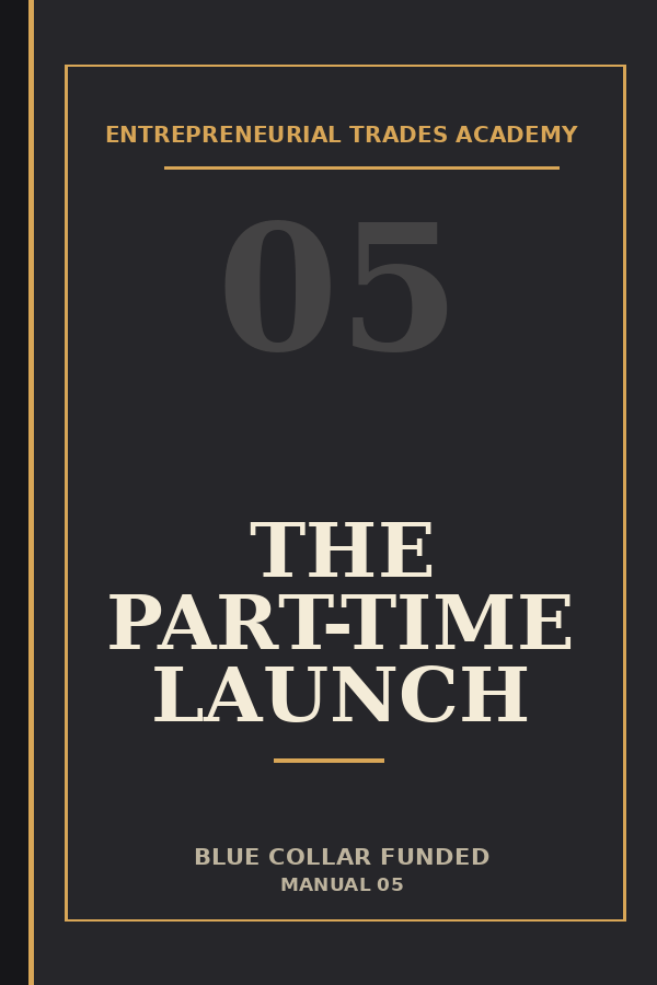 The Part-Time Launch — ETA manual cover